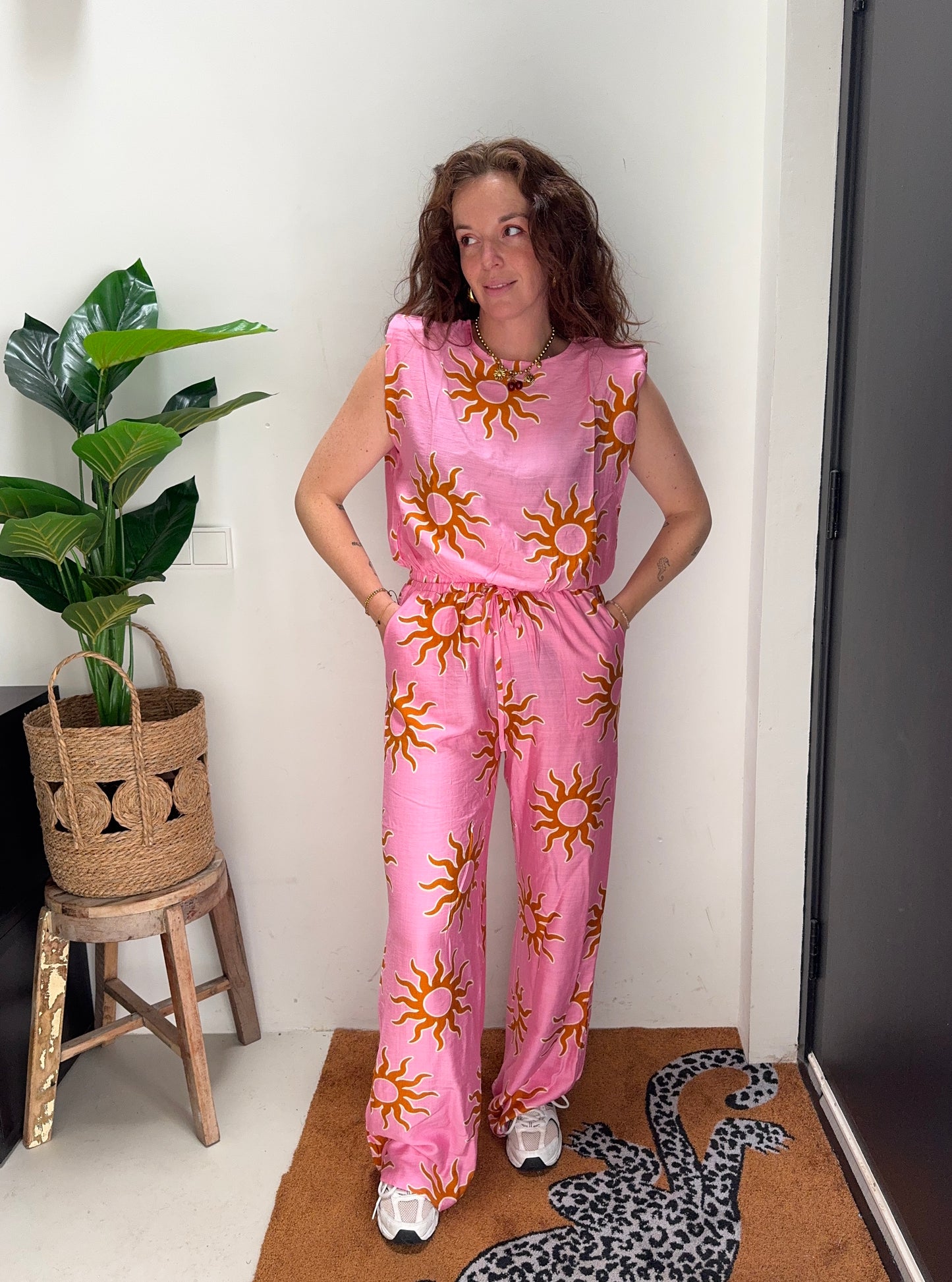Roze sun co ord set