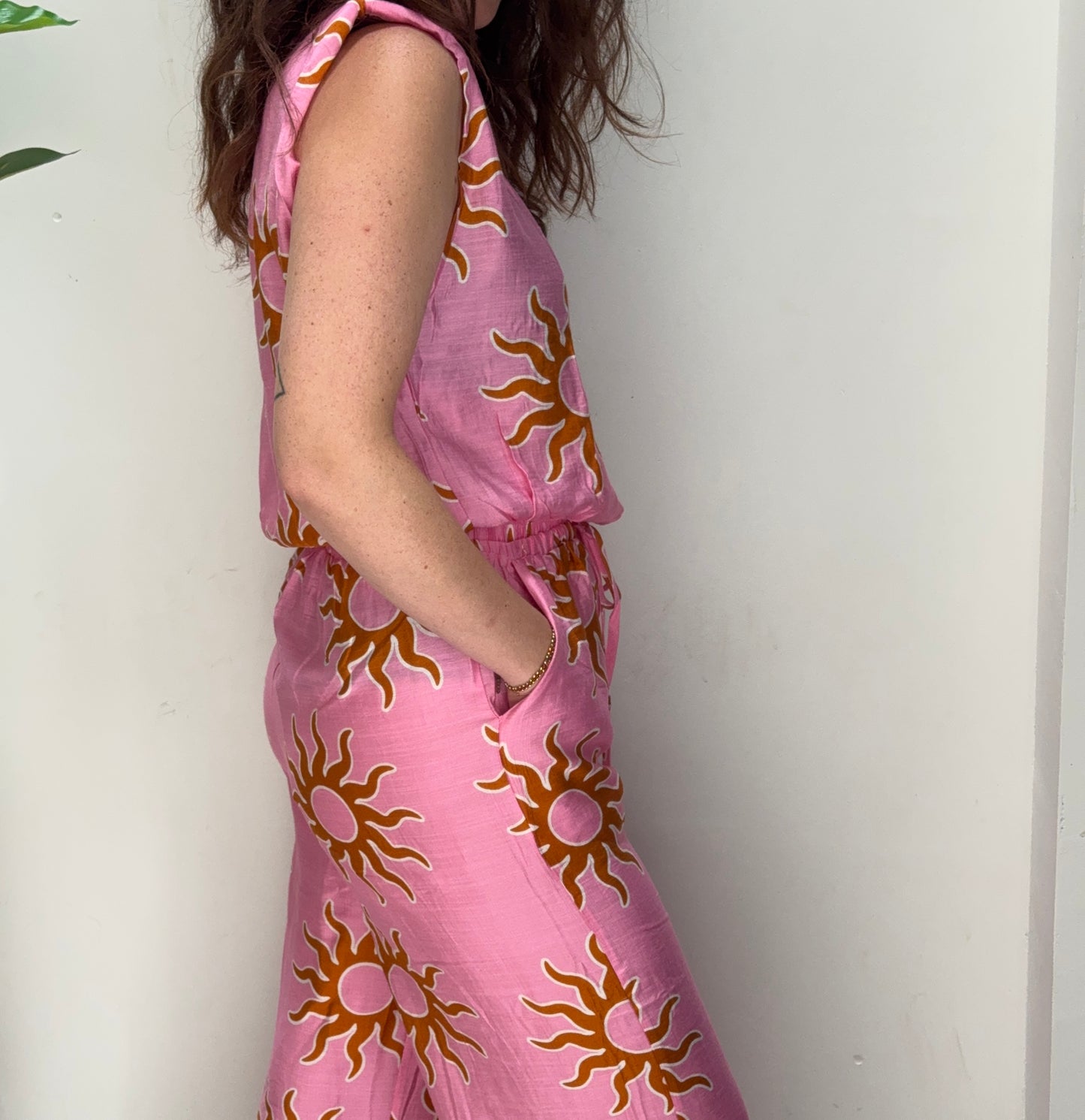 Roze sun co ord set