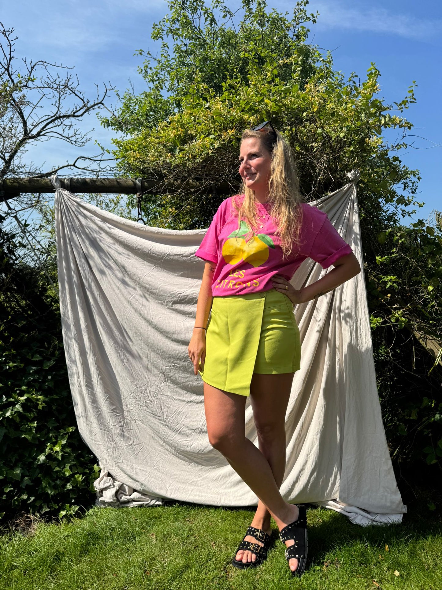 Broek rokje groen