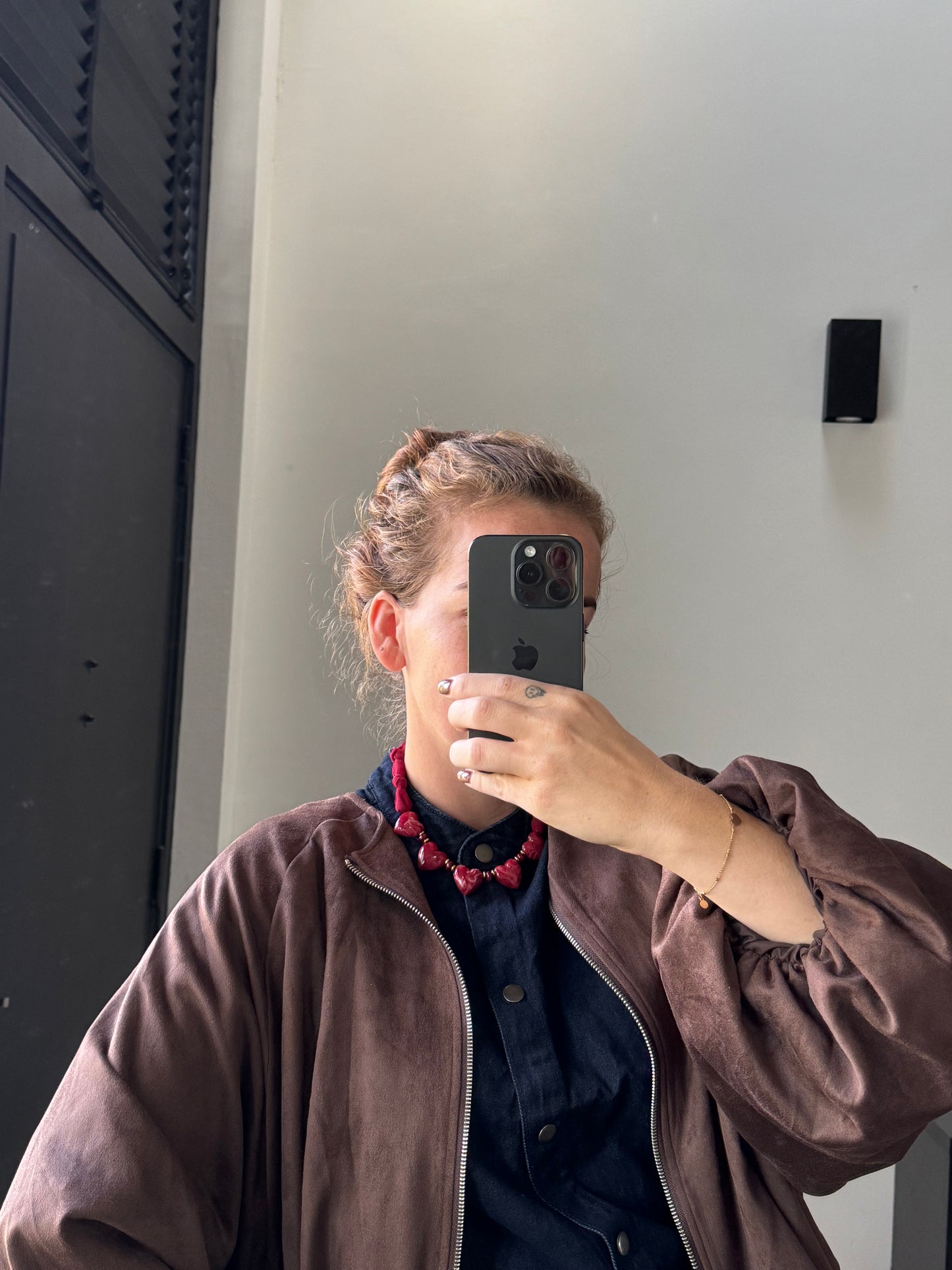 Love ketting hartjes - Rood