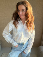 Checkered blouse