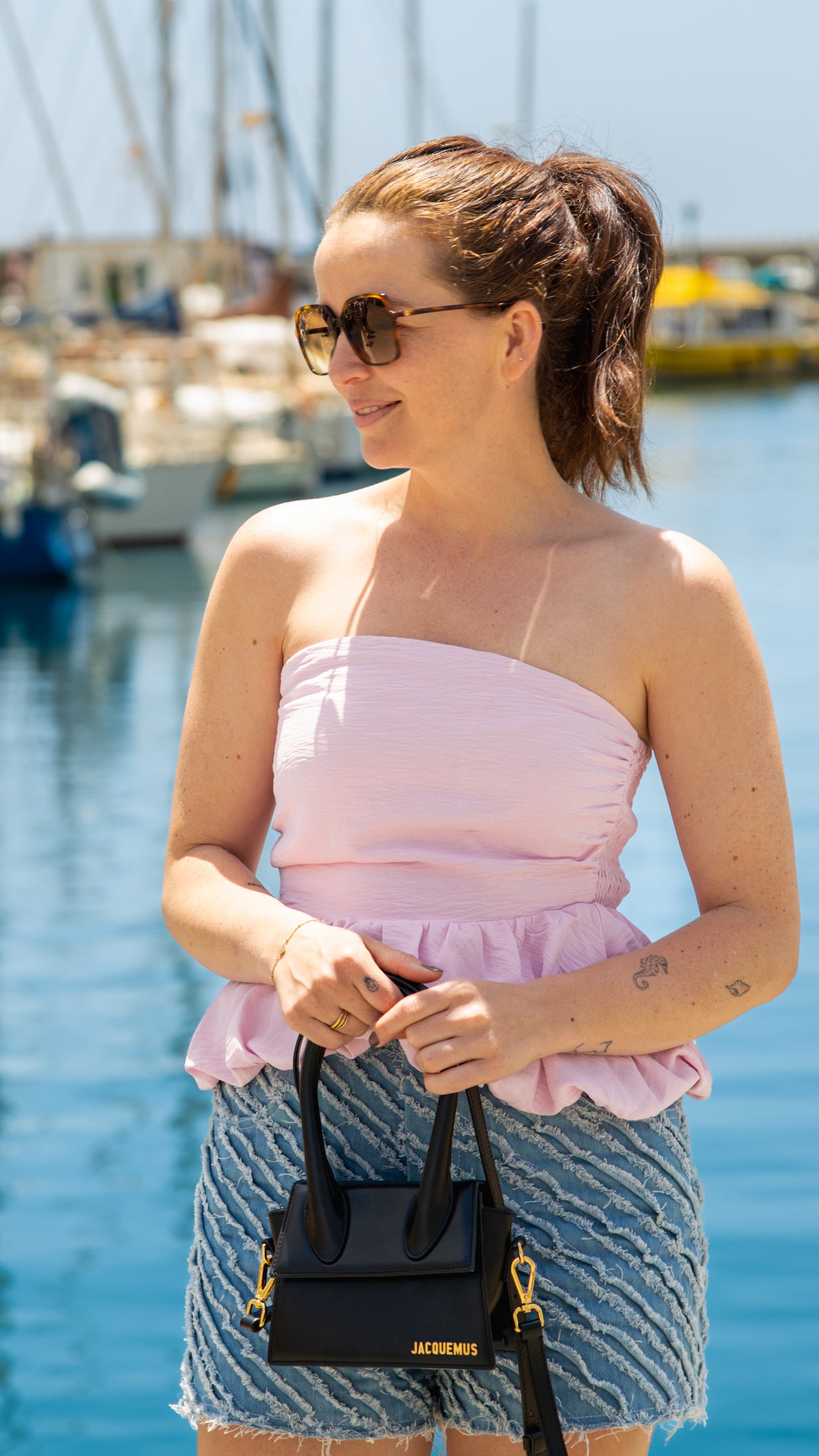 Roze top