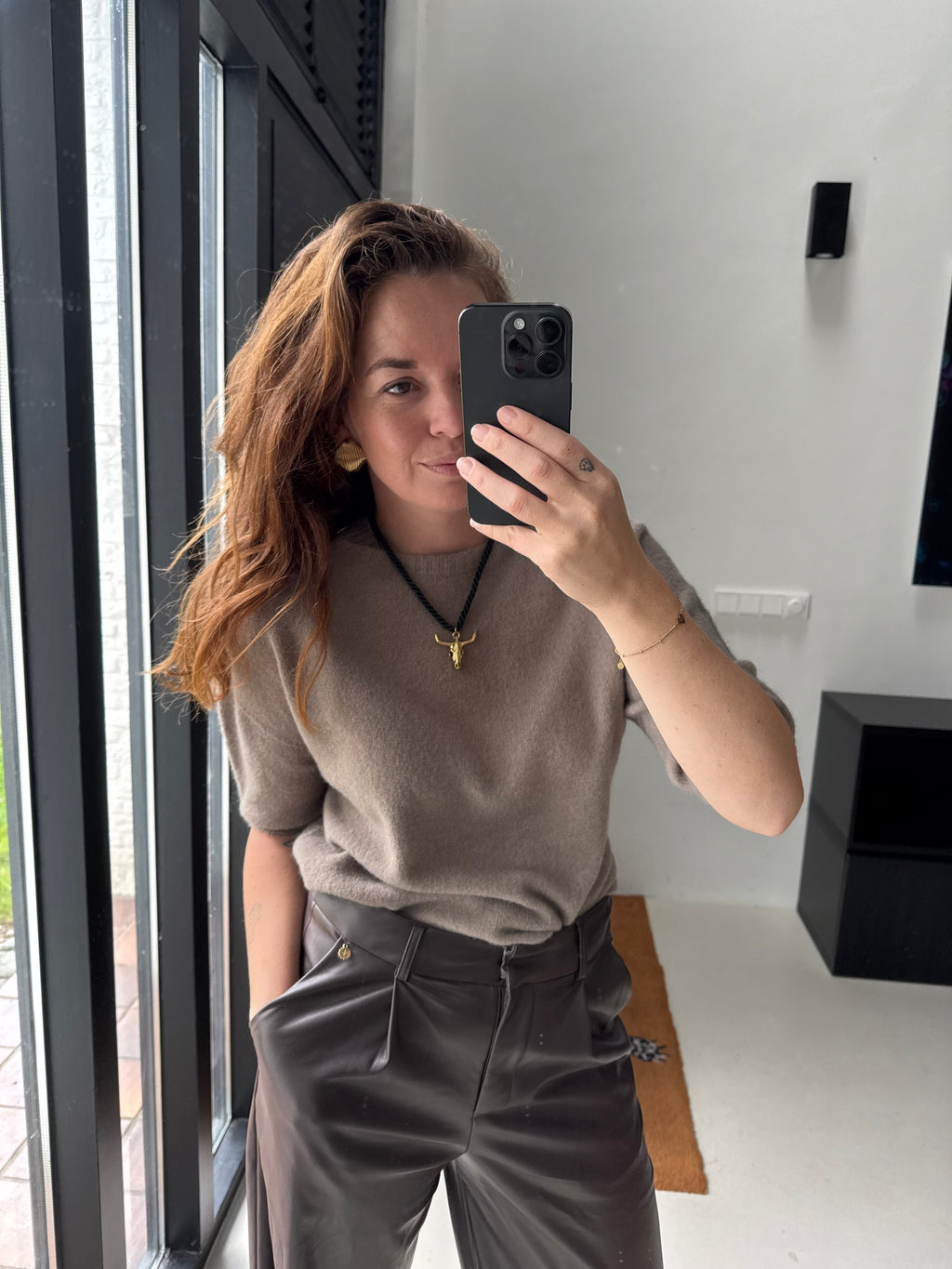 Schelpen oorbellen - Goud