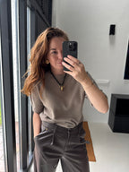 Schelpen oorbellen - Goud