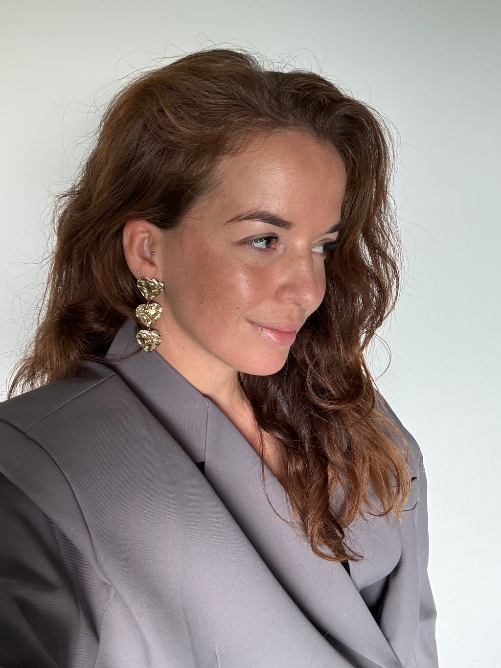 Hartjes oorbellen - Goud