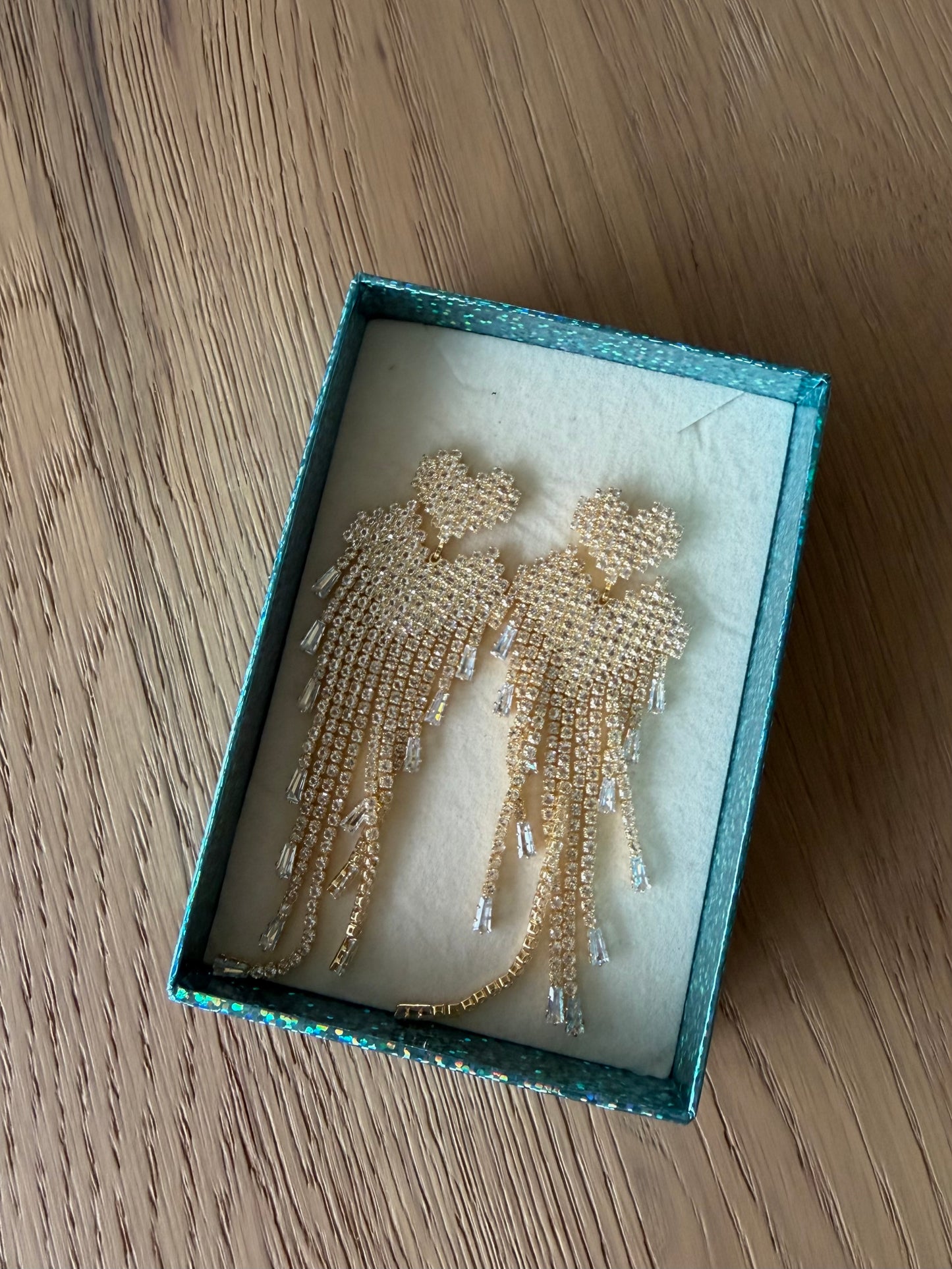 Luxe gouden statement oorbellen