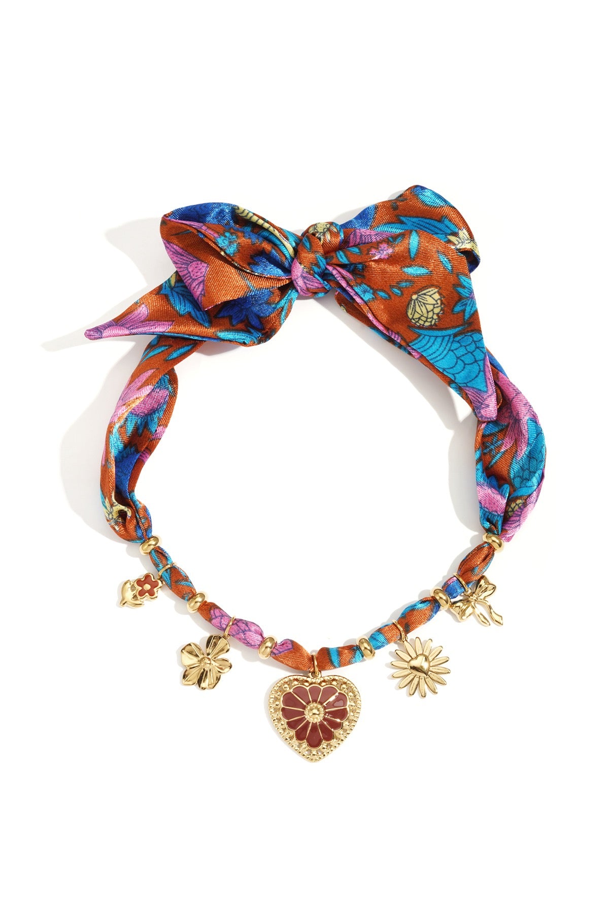 Sjaal ketting met bedels