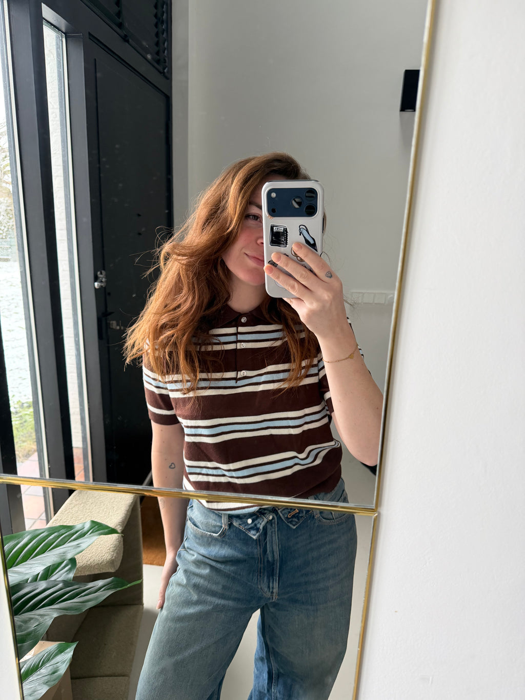 Polo Minre met streepjes