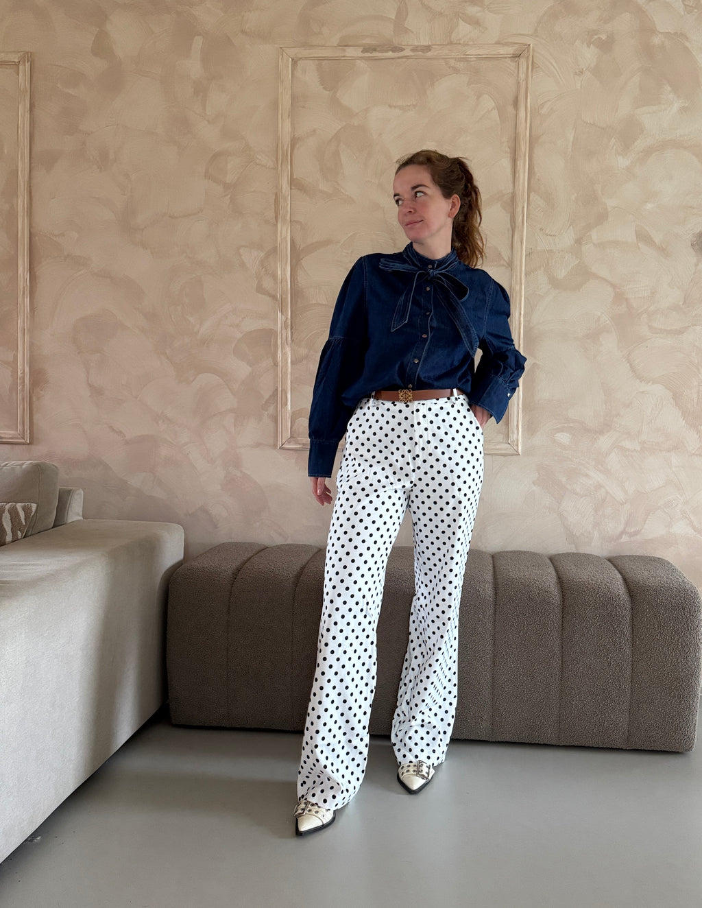 Polka dot broek
