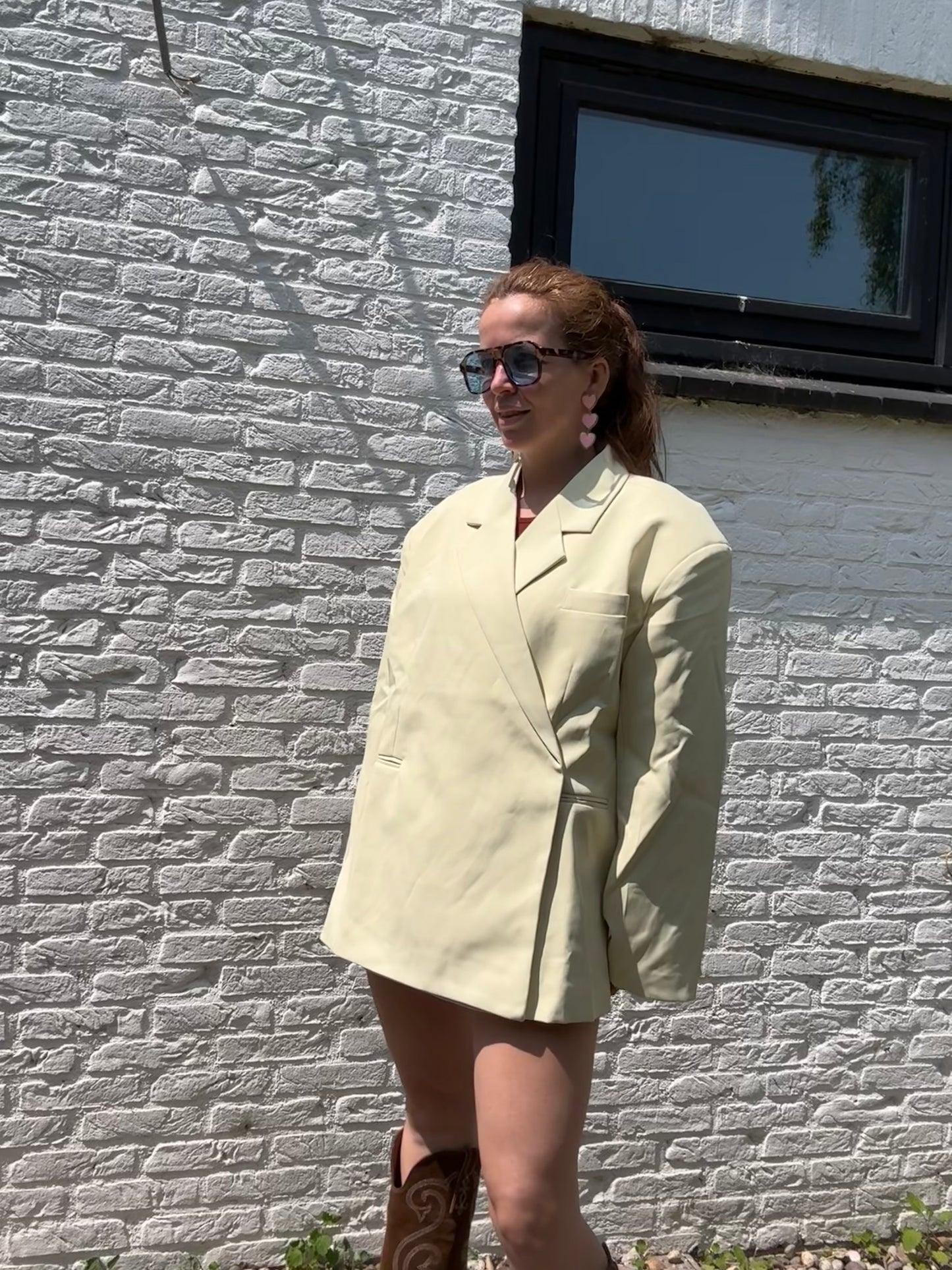 Butter yellow blazer