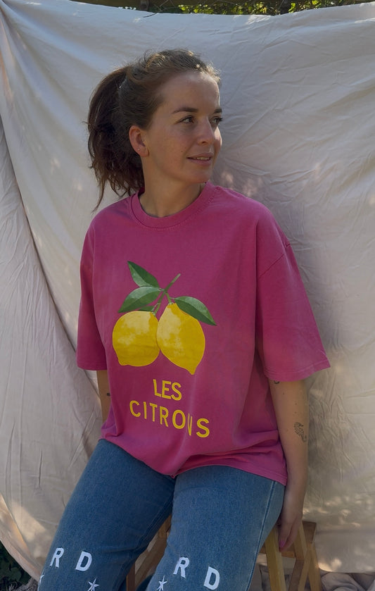 Les citrons t-shirt roze
