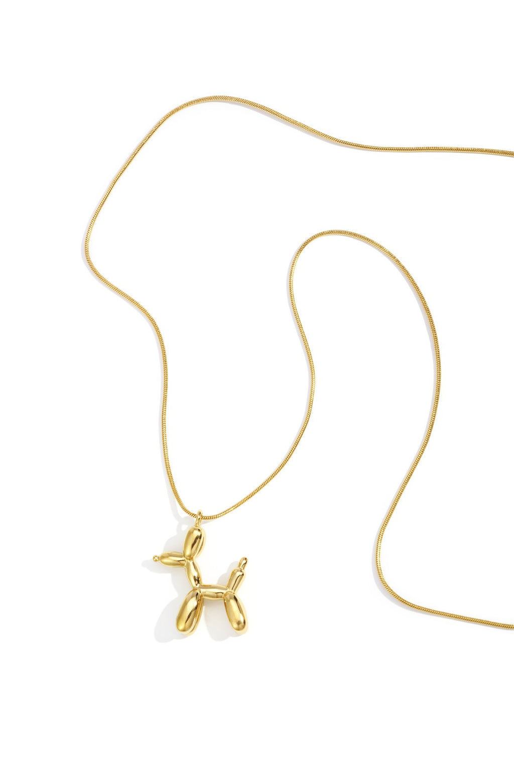 Poodle ketting - Goud