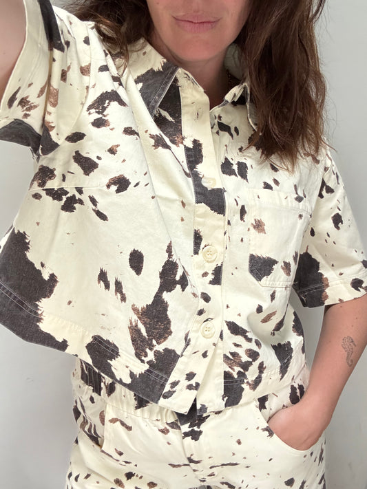 Koeien print top